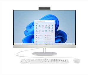 HP 27 All-in-One PC (27-cr1005nh, B67H1EA) – Intel Core Ultra 7 155U, 16GB DDR5, 1TB SSD, 27” FHD IPS, Windows 11 (Shell White)