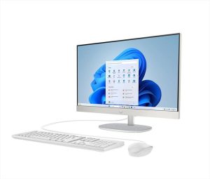 HP 27 All-in-One PC (27-cr0156nh, A9VA3EA) – Intel Core i7-1355U, 8GB RAM, 512GB SSD, 27” FHD (Shell White)